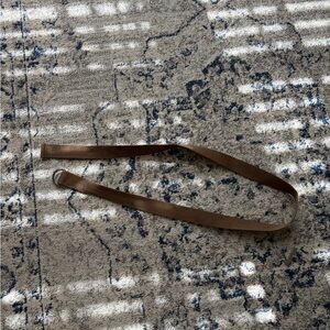 Men's Brown Polyester Belt